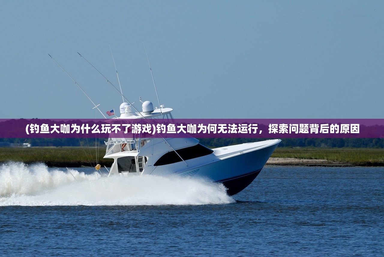 (钓鱼大咖为什么玩不了游戏)钓鱼大咖为何无法运行，探索问题背后的原因
